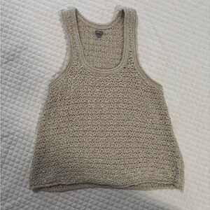 Aerie Large Women's Beige Knit Tank Top